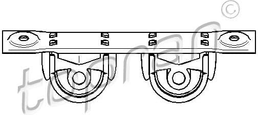 Mount, exhaust system 110 911