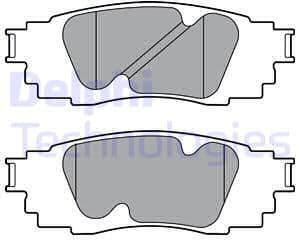 Brake Pad Set, disc brake LP3392