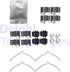 Accessory Kit, disc brake pad LX0609