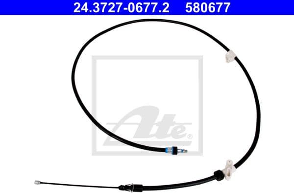 Cable Pull, parking brake 24.3727-0677.2 - image 2