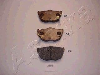 Brake Pad Set, disc brake 51-05-595