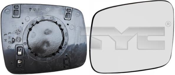 Mirror Glass, exterior mirror 337-0088-1