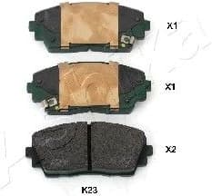 Brake Pad Set, disc brake 50-0K-K23