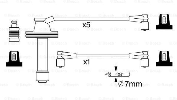Ignition Cable Kit 0986357054 - image 5