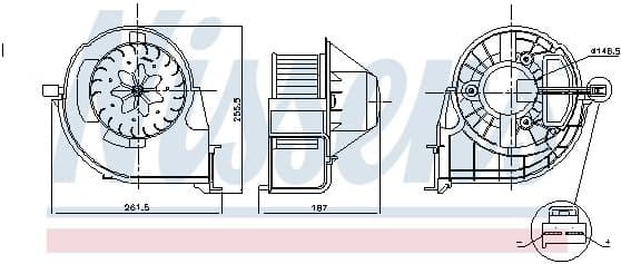 Interior Blower 87802