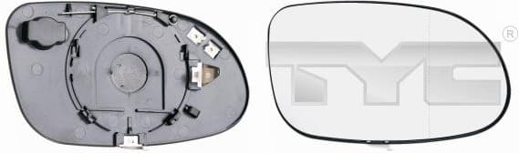 Mirror Glass, exterior mirror 321-0001-1