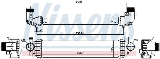 Charge Air Cooler ** FIRST FIT ** 961220