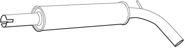 Centre Muffler 71341