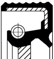 Shaft Seal, manual transmission 01033852B