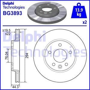Brake Disc BG3893