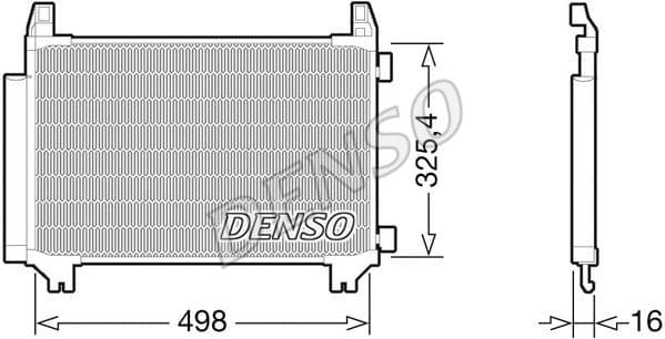 Condenser, air conditioning DCN50028