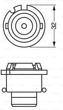 Bulb, headlight Xenon White HID WS 1 987 302 910 - image 2