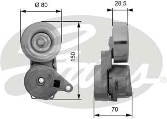 Belt Tensioner, V-ribbed belt DriveAlign™ T38413