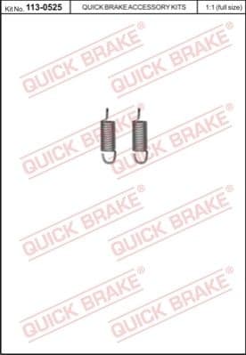Repair Kit, parking brake lever (brake caliper) 113-0525