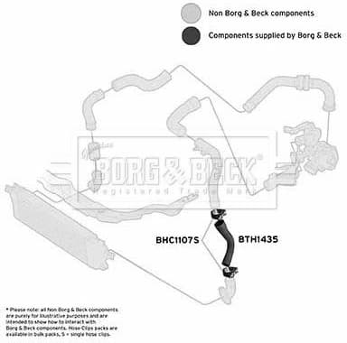 Charge Air Hose BTH1435