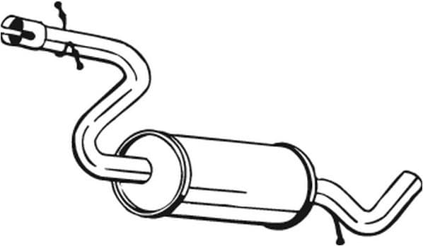 Centre Muffler 233-437