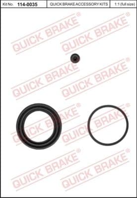 Repair Kit, brake caliper 114-0035
