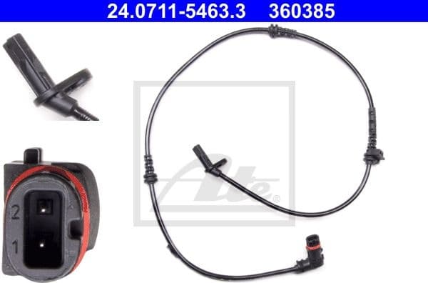 Sensor, wheel speed 24.0711-5463.3