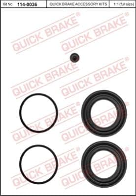 Repair Kit, brake caliper 114-0036