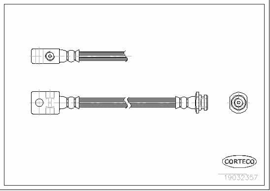 Brake hose front NI21.785