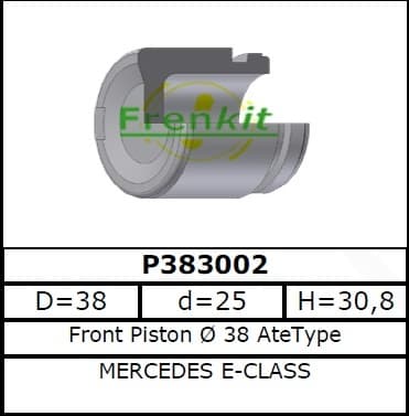 Brake caliper piston front P383002