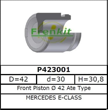 Brake caliper piston front P423001