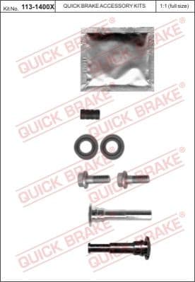 Guide Sleeve Kit, brake caliper 113-1400X