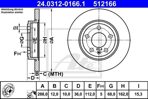Brake Disc PowerDisc 24031201661