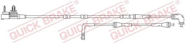Brake pad wear indicator WS0420A