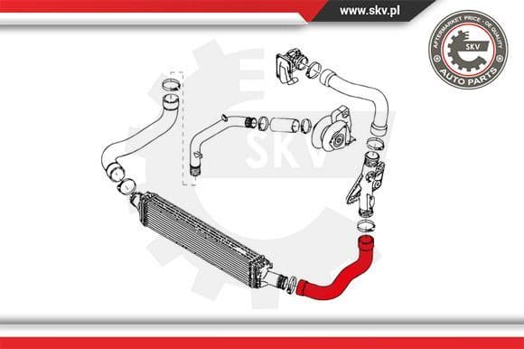 Charge Air Hose 24SKV120 - image 3