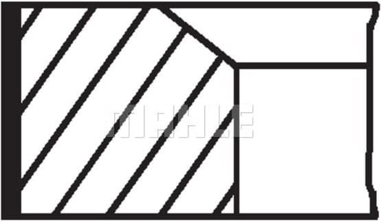 Piston Ring Set 081 RS 00104 0N0