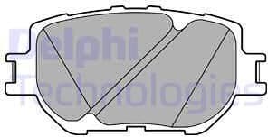 Brake Pad Set, disc brake LP2699
