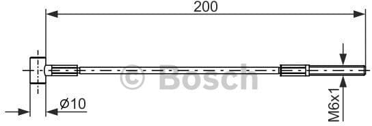 Cable Pull, parking brake 1 987 477 979