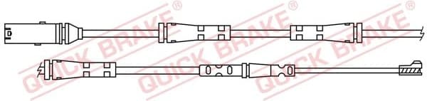 Brake pad wear indicator WS0421A