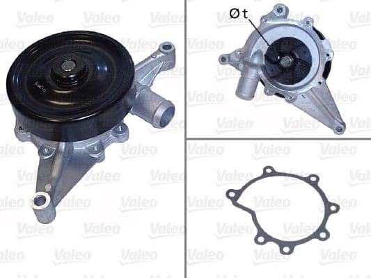 Water Pump, engine cooling 506820