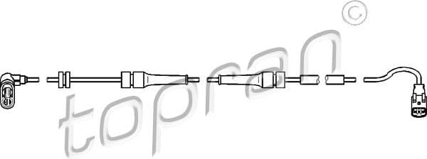 Sensor, wheel speed 722807