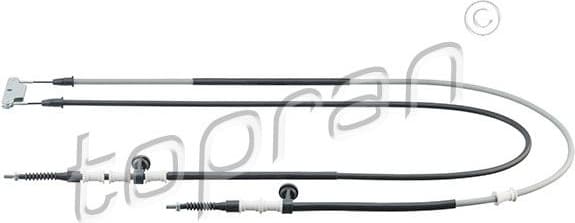 Cable Pull, parking brake 207381