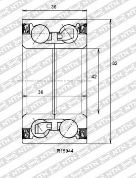 Bearing wheel R15944