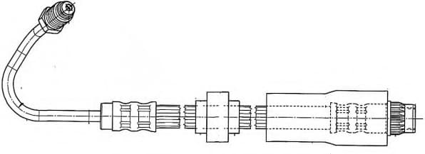 Brake hose rear RT21.208