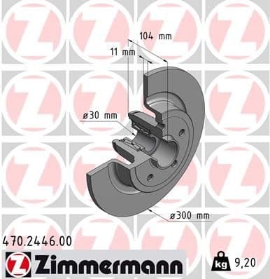 Brake Disc 470.2446.00