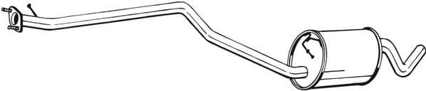 Centre Muffler 290-089