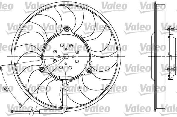 Fan, engine cooling 698611