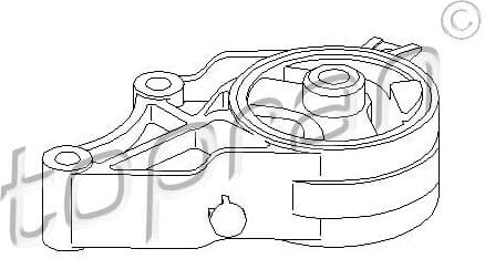 Mounting, engine 206577