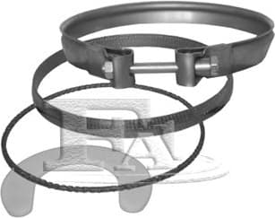 Mounting Kit, catalytic converter 218998