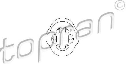 Mount, exhaust system 104183