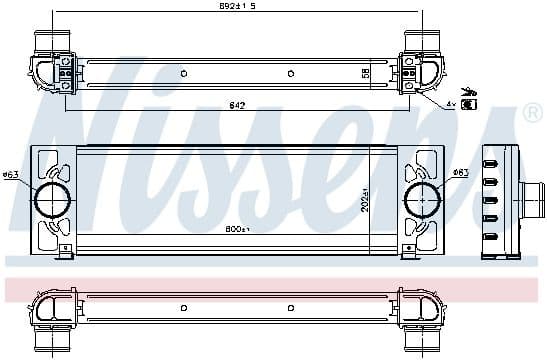 Charge Air Cooler 96066