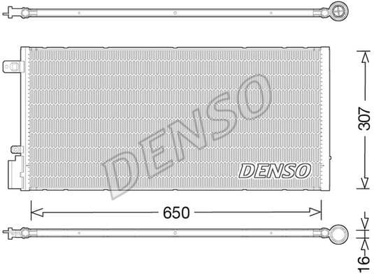 Condenser, air conditioning DCN15005