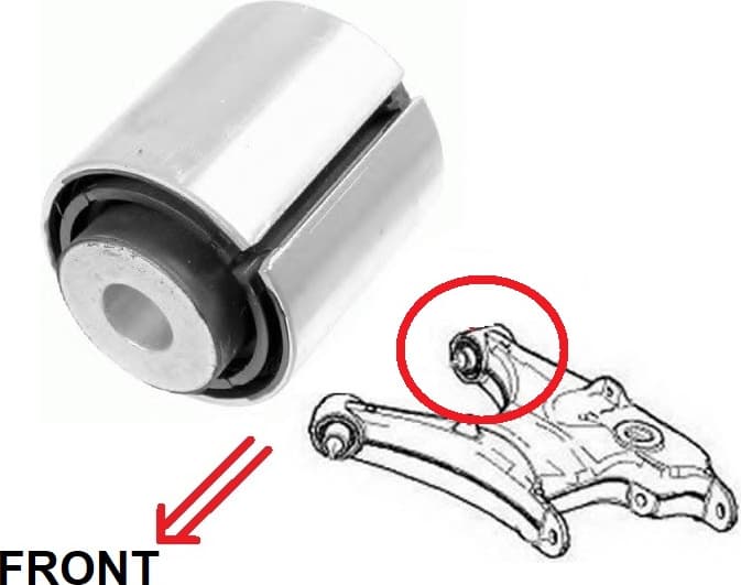 Silentblock rear axle 34934 01