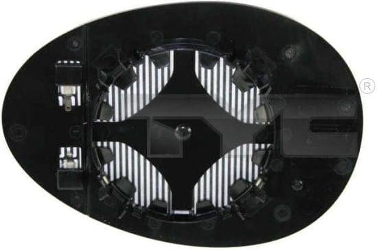 Mirror Glass, exterior mirror 32200051