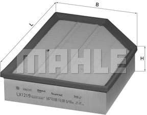 Filter air LX1219